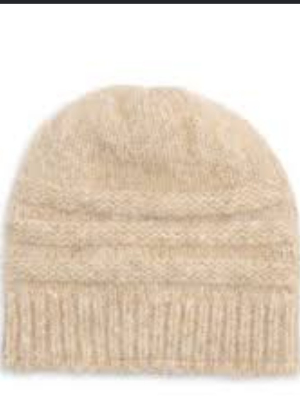 Kyi Kyi Canada Cozy Knit Beanie - Beige Nwt Cold Weather. Gift. One Size. — image 5 of 5